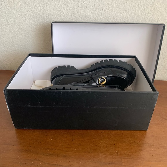 Women's leather lug sole loafer - Picture 5 of 14